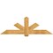 Ekena Millwork Kennewick Rough Sawn Timber Gable Bracket, Western Red Cedar, 72"W x 24"H x 2"D x 6"F, 8/12 Pitch GBW072X24X0206KEN00RWR - alternate 1